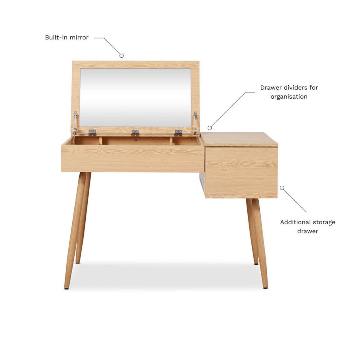 Leia Make-Up Table - Natural